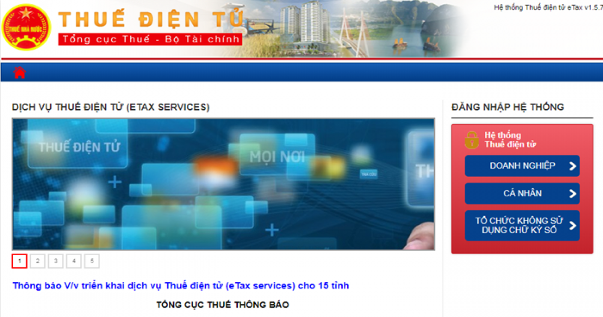 Hướng dẫn thủ tục để đăng ký tài khoản nộp thuế điện tử