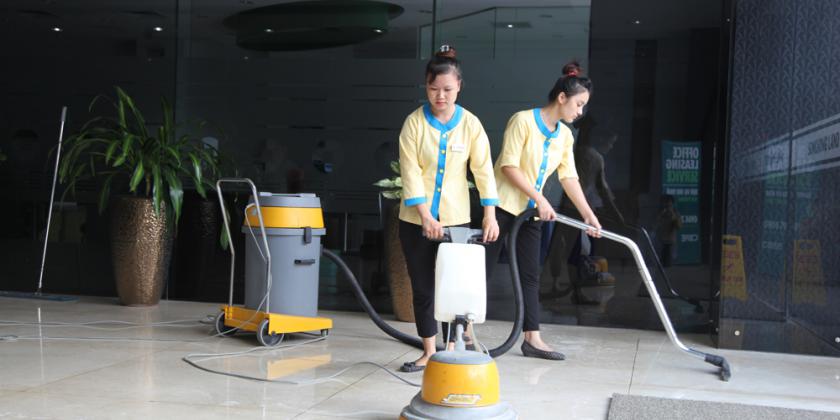 Chúng ta cần thuê tạp vụ để hỗ trợ về vấn đề vệ sinh?