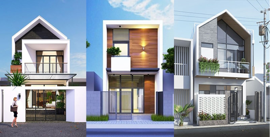 Thiết kế tổ ấm độc đáo với nhà ống 2 tầng 3 phòng ngủ